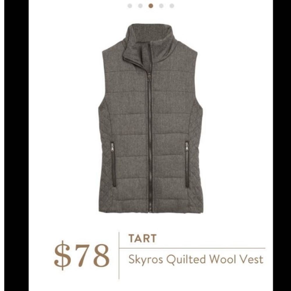 SF Tart Collection Skyros Quilted Wool Vest